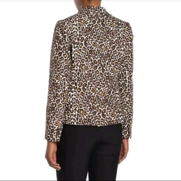J.Crew Schoolboy Blazer Jacket in Snowcat Leopard Print NWOT size XS - Picture 8 of 8